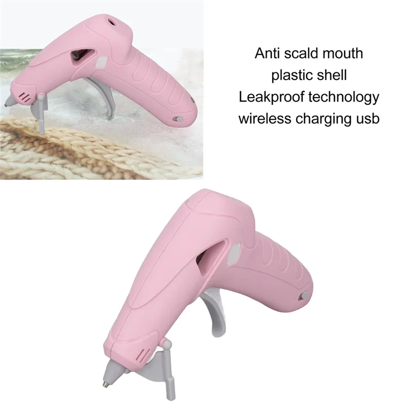B84B-Electric Glue Gun Cordless Glue Gun Rechargeable Charging USB Leakproof Fast Heating With 30 Glue Stick For School
B84B-Electric Glue Gun Cordless Glue Gun Rechargeable Charging USB Leakproof Fast Heating With 30 Glue Stick For School