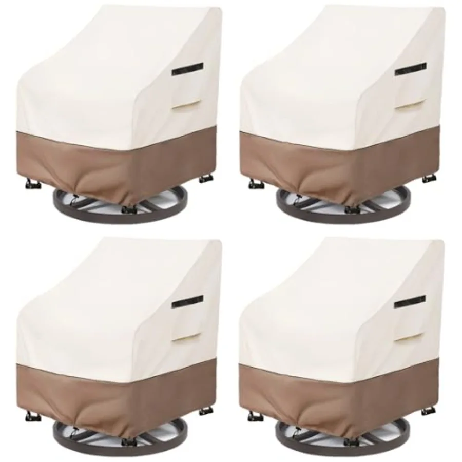 Patio Chair Covers Waterproof Heavy Duty Patio Furniture Covers 27.5W x 32.6D x 36H Inch Swivel Outdoor Chair Cover 4 Pack Beig
Patio Chair Covers Waterproof Heavy Duty Patio Furniture Covers 27.5W x 32.6D x 36H Inch Swivel Outdoor Chair Cover 4 Pack Beig