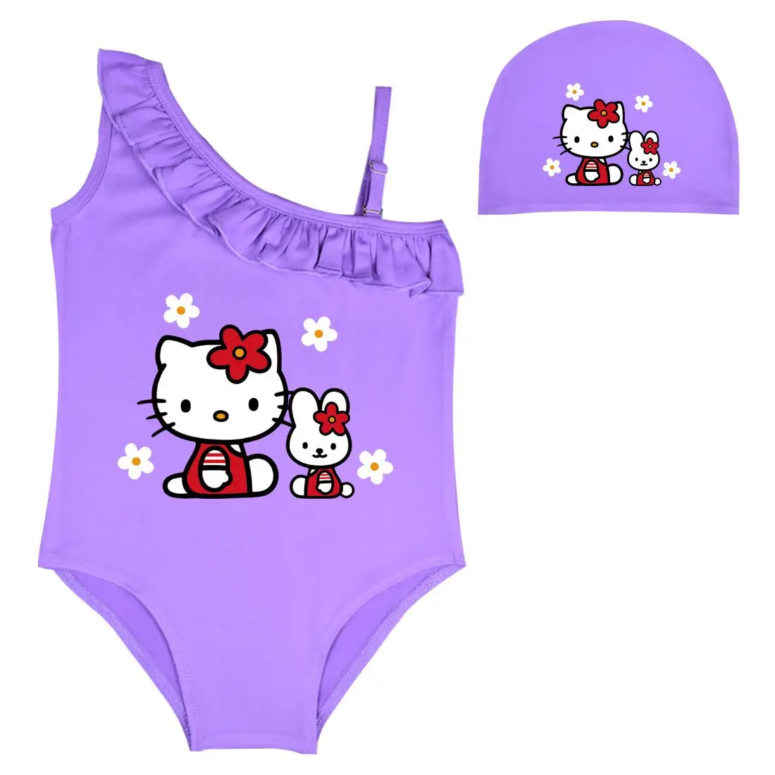 Sanrio детский купальник Hello Kitty летнее бикини аниме мультфильм профессиональный быстросохнущий солнцезащитный крем купальники пляжная одежда
Sanrio детский купальник Hello Kitty летнее бикини аниме мультфильм профессиональный быстросохнущий солнцезащитный крем купальники пляжная одежда