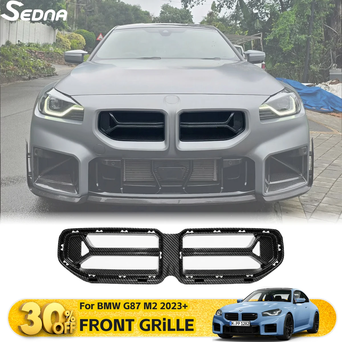 Front Kidney Grille For BMW G87 M2 2023+ Racing Grills Bumper Upper Grill Radiator Guard Car Tuning Exterior Parts Accessories
Front Kidney Grille For BMW G87 M2 2023+ Racing Grills Bumper Upper Grill Radiator Guard Car Tuning Exterior Parts Accessories