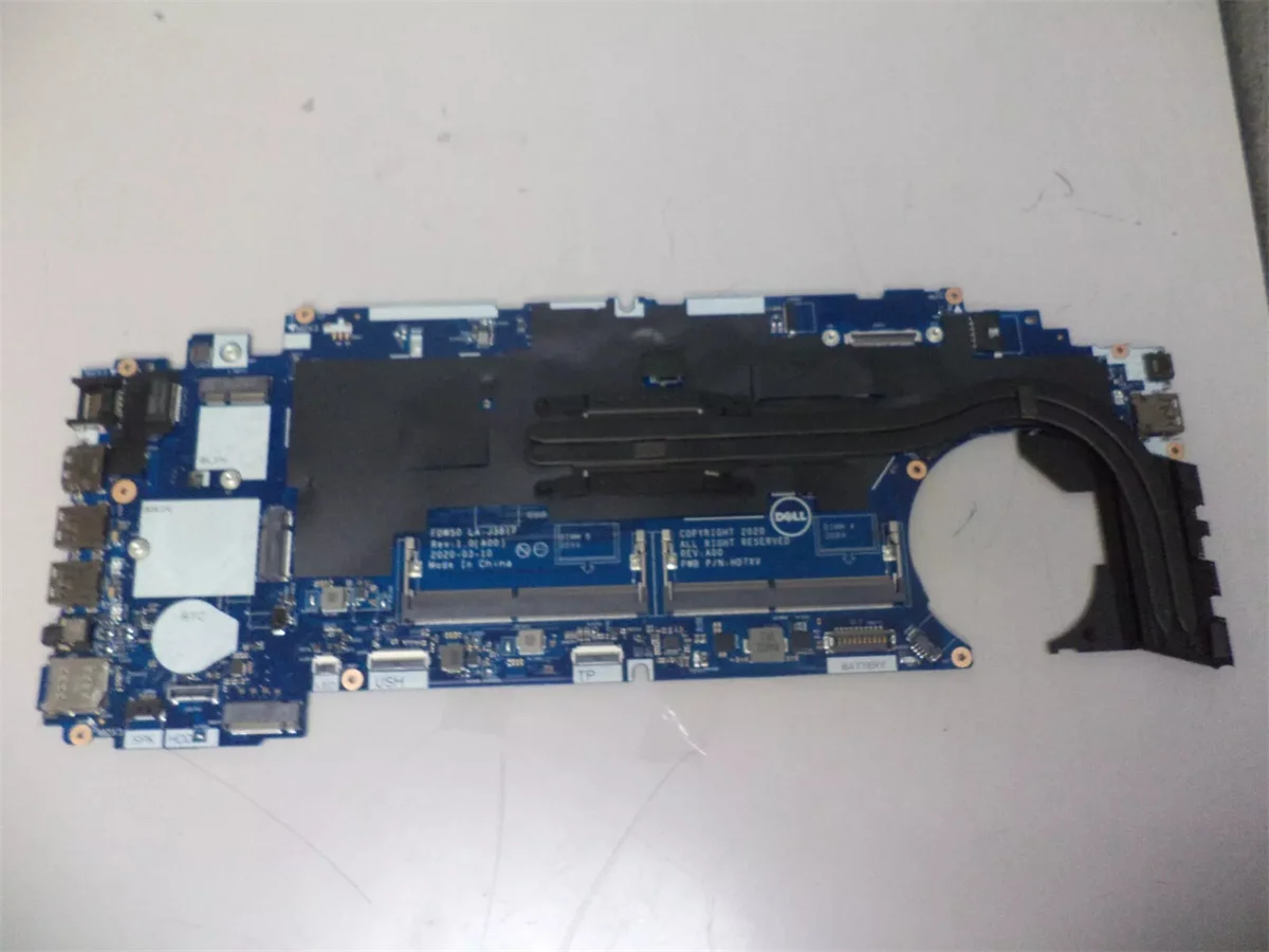 CN-0HT7GC 0HT7GC HT7GC For Dell 5510 Laptop Motherboard FDW50 LA-J381P With SRGKY I5-10210U CPU Processor 100% Full Tested
CN-0HT7GC 0HT7GC HT7GC For Dell 5510 Laptop Motherboard FDW50 LA-J381P With SRGKY I5-10210U CPU Processor 100% Full Tested