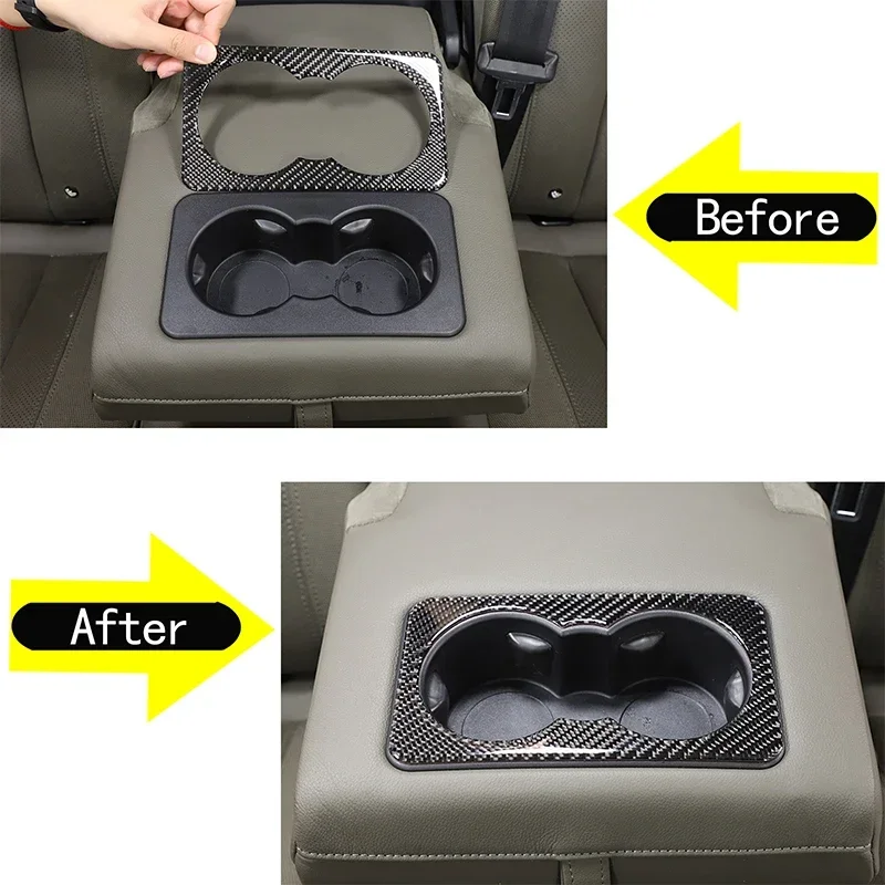 For Land Rover Defender 110 2022-2024 Car Rear Seat Hidden Water Cup Holder Slot Pad Soft Carbon Fiber Interior Accessories
For Land Rover Defender 110 2022-2024 Car Rear Seat Hidden Water Cup Holder Slot Pad Soft Carbon Fiber Interior Accessories