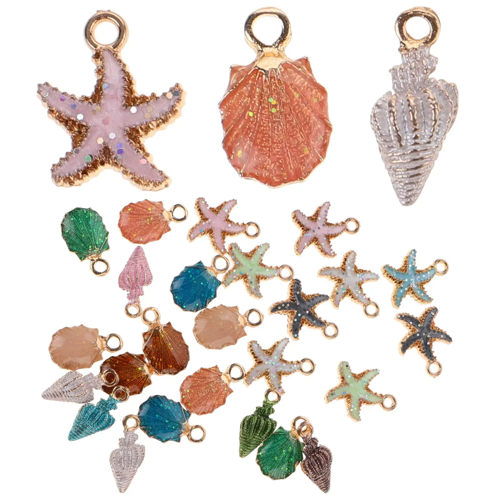 30 Pcs Pendant Jewelry Pendant Beads Drip Necklace Sea Charms Jewelry Making Supplies Bracelet Craft Decor Accessories
30 Pcs Pendant Jewelry Pendant Beads Drip Necklace Sea Charms Jewelry Making Supplies Bracelet Craft Decor Accessories