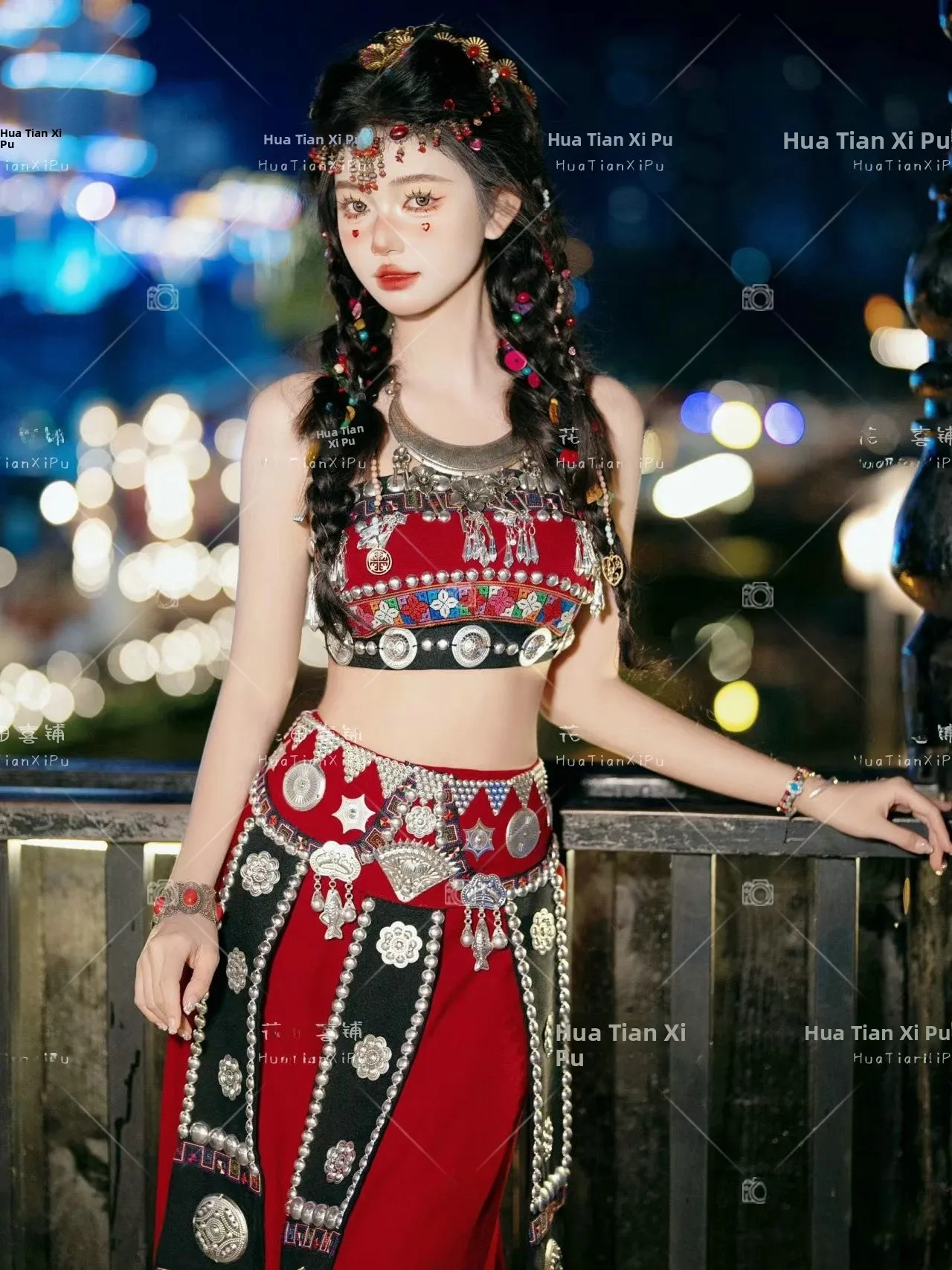 Summer Travel Photography Han Red Minority Girl Ethnic Style Ancient Town Ethnic Group Tourist Picture Taking Clothing
Summer Travel Photography Han Red Minority Girl Ethnic Style Ancient Town Ethnic Group Tourist Picture Taking Clothing