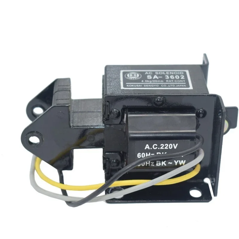 SA-3602 AC push-pull traction electromagnet traction force 4KG stroke 20MM220V380V
SA-3602 AC push-pull traction electromagnet traction force 4KG stroke 20MM220V380V