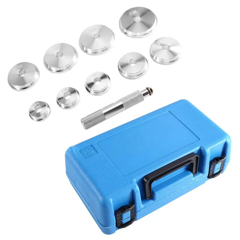 TFORU-Aluminum Alloy Axle Bushing Bearing Race& Seal Installation Set 10Pcs Master Tool Driver
TFORU-Aluminum Alloy Axle Bushing Bearing Race& Seal Installation Set 10Pcs Master Tool Driver