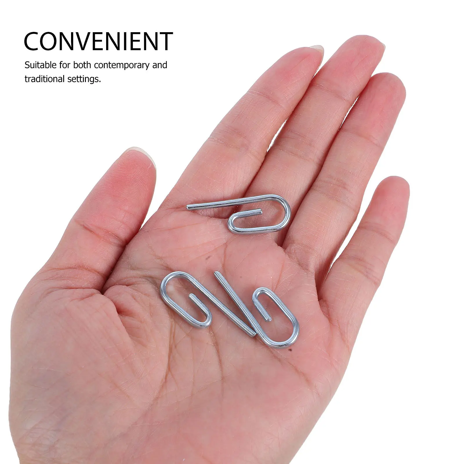 50Pcs Metal Curtain Hooks Heavy Duty Drapery Hook Set for Pleated Curtains Office Bedroom Living Room Bathroom Window Door
50Pcs Metal Curtain Hooks Heavy Duty Drapery Hook Set for Pleated Curtains Office Bedroom Living Room Bathroom Window Door