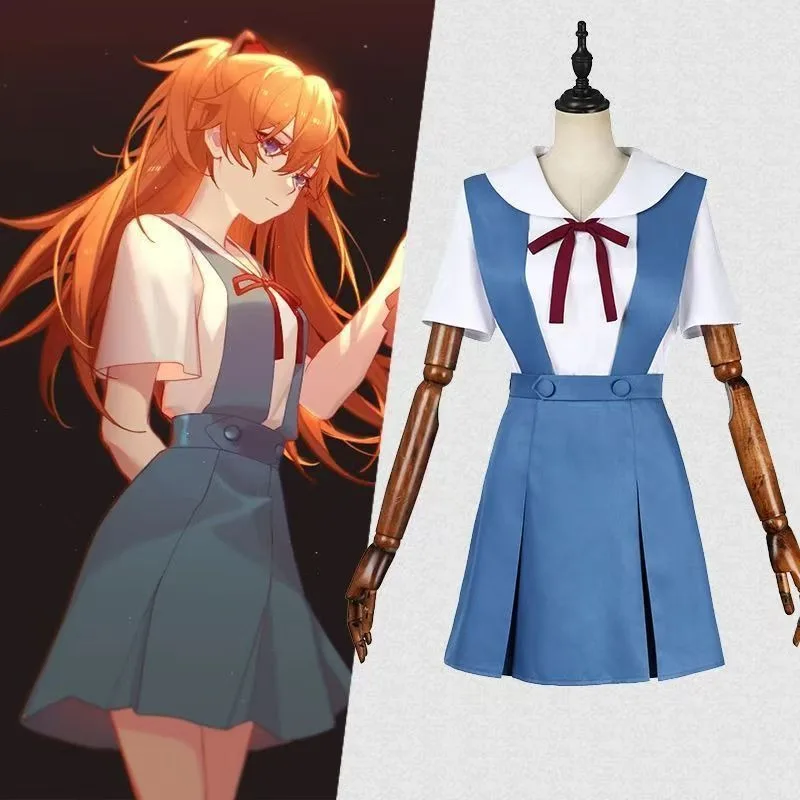 Ayanami Rei Asuka Langley Soryu Cosplay Uniform Jk Game Evangelions Role Play Dress School Outfit for Carnival Party
Ayanami Rei Asuka Langley Soryu Cosplay Uniform Jk Game Evangelions Role Play Dress School Outfit for Carnival Party