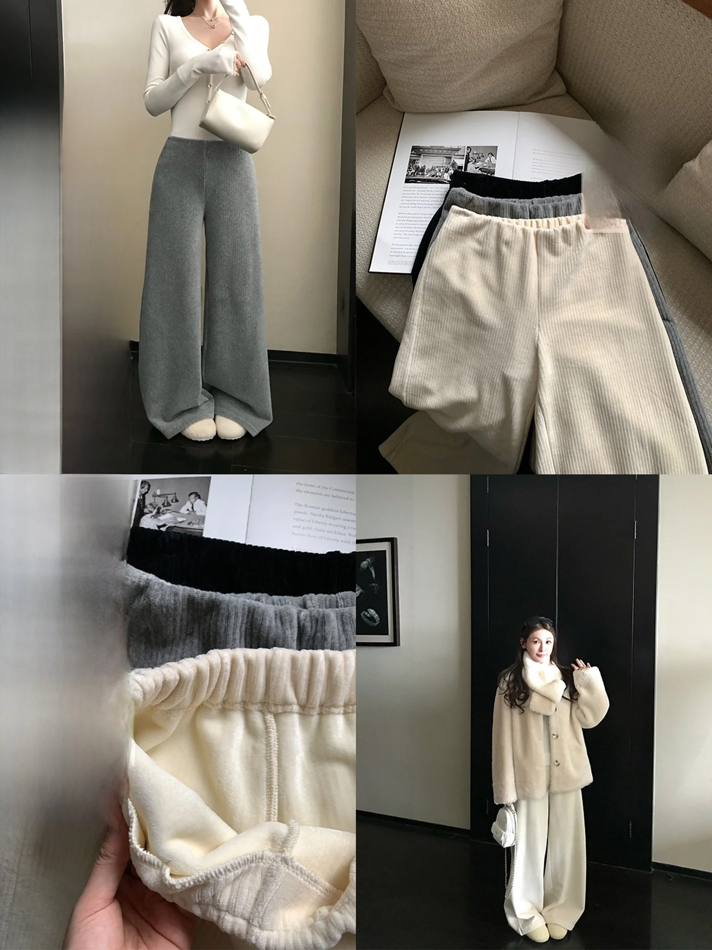 Универсальные вельветовые брюки Skk Store: очень теплые, уютные, из смесового хлопка и полиэстера, с широкими штанинами
Универсальные вельветовые брюки Skk Store: очень теплые, уютные, из смесового хлопка и полиэстера, с широкими штанинами