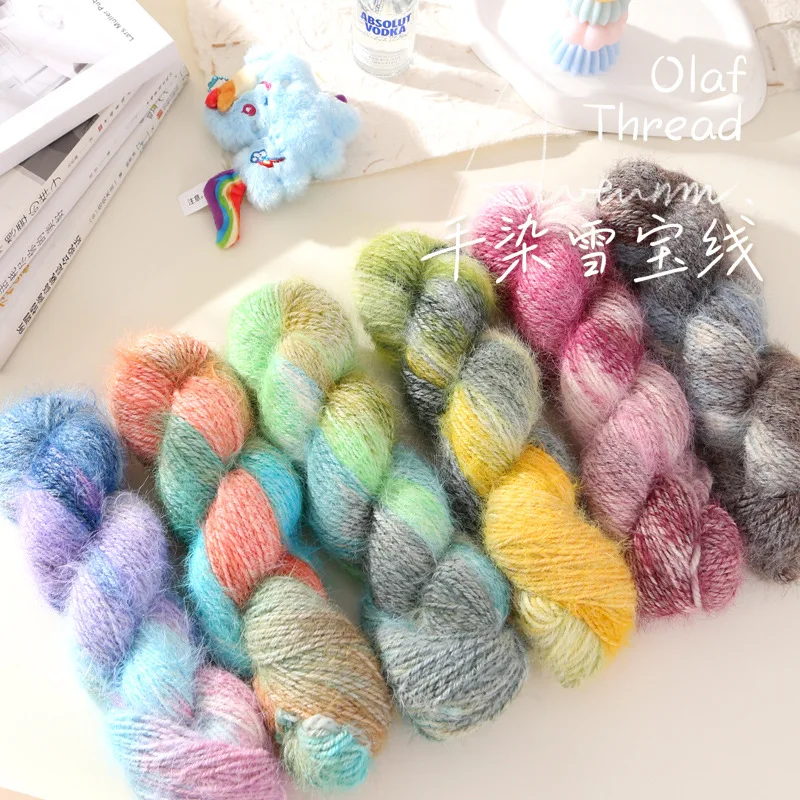 100g Hand Dyed Snow Fleece Thread Long Hair Yarn Blended Shawl Seven Star Rose Bouquet Blanket Thread Wool Ball
100g Hand Dyed Snow Fleece Thread Long Hair Yarn Blended Shawl Seven Star Rose Bouquet Blanket Thread Wool Ball