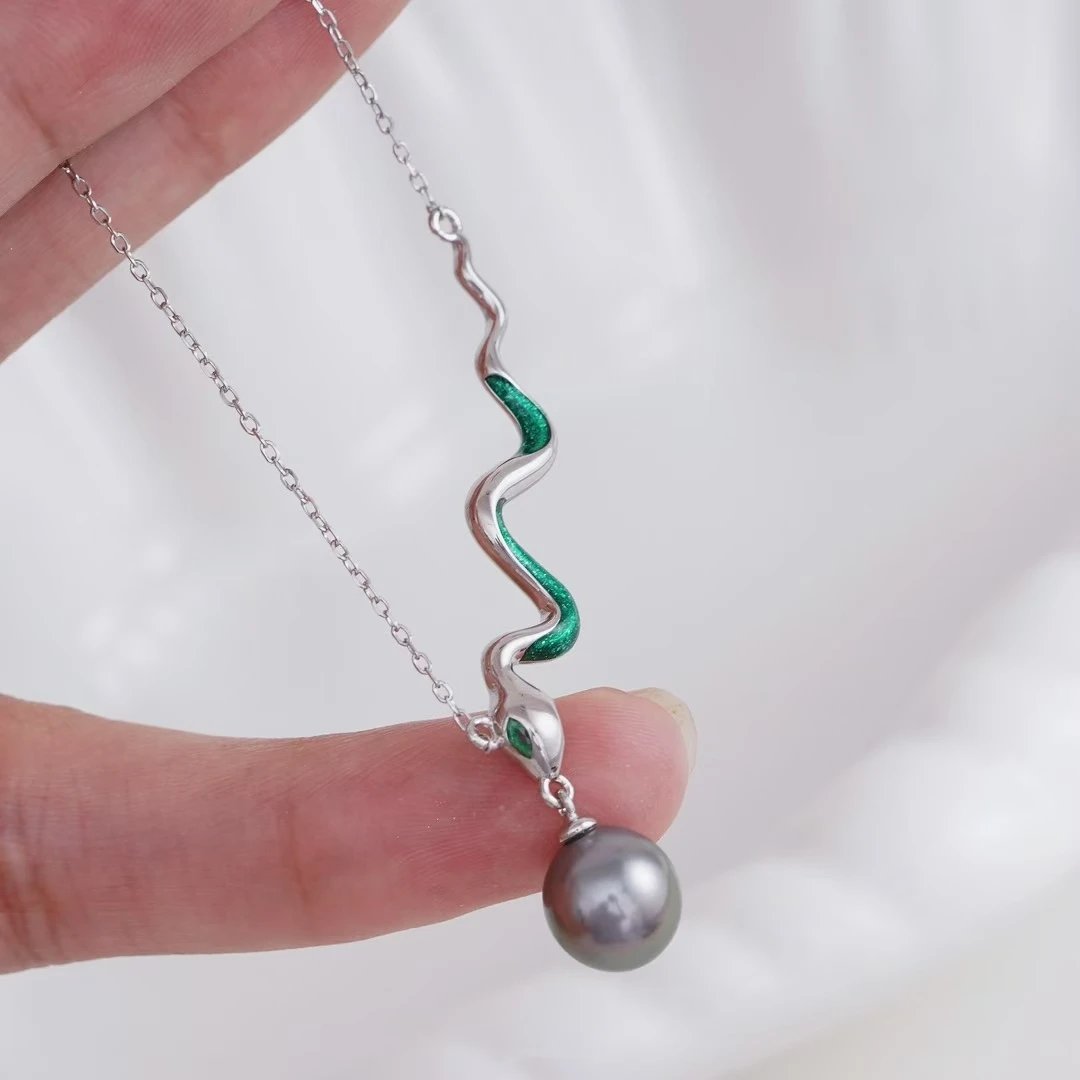 Snake 925 Sterling Silver Necklace Mountings Findings Jewellery Mounts Parts Fittings Accessories for 9-11mm Pearls 3pcs/lot
Snake 925 Sterling Silver Necklace Mountings Findings Jewellery Mounts Parts Fittings Accessories for 9-11mm Pearls 3pcs/lot