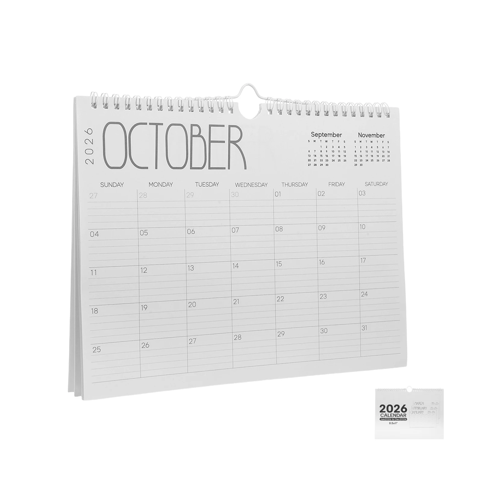 2026 Wall Calendar 12 Months Hanging Monthly Planner Twin Wire Binding For Home Office Yearly Schedule International Holidays
2026 Wall Calendar 12 Months Hanging Monthly Planner Twin Wire Binding For Home Office Yearly Schedule International Holidays