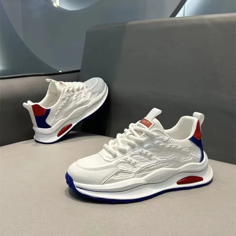 Men's Shoe Summer New Versatile Platform Sneaker Casual Dad Shoes Breathable Little White Mesh Shoes
Men's Shoe Summer New Versatile Platform Sneaker Casual Dad Shoes Breathable Little White Mesh Shoes