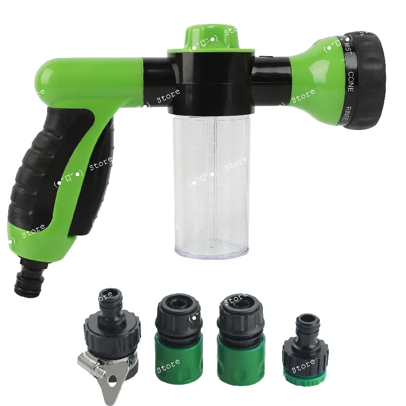 new 8-in-1 foam water for garden/car wash w/ nozzles
new 8-in-1 foam water for garden/car wash w/ nozzles