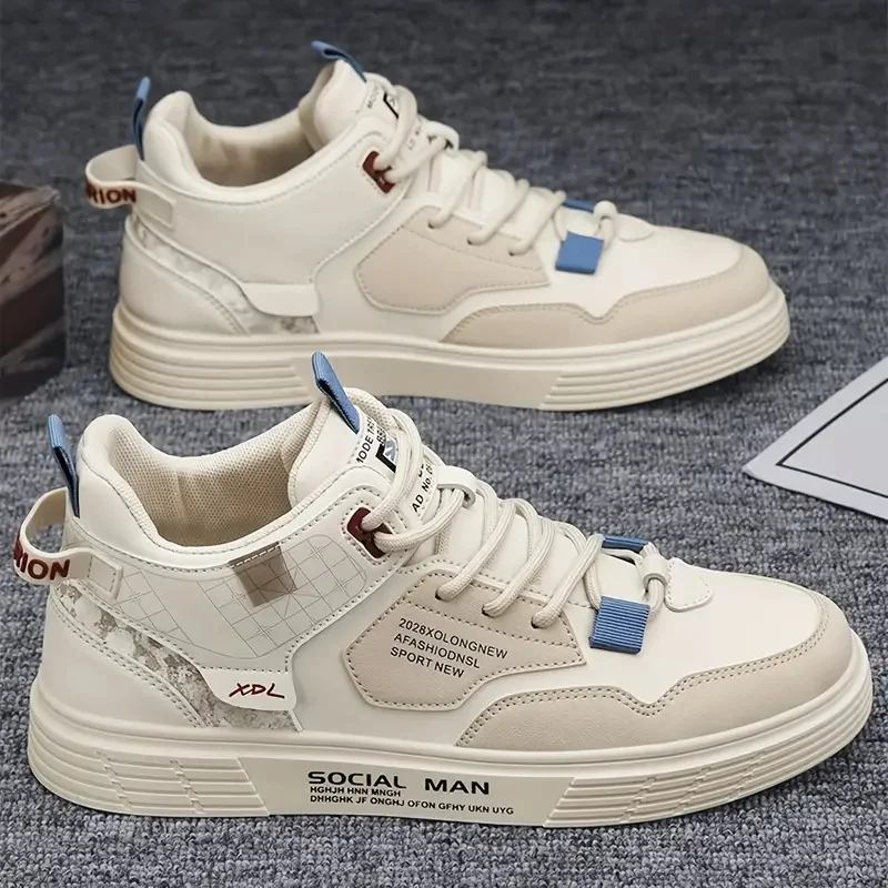 Men's Casual Laced Skate Shoes Comfortable Anti-Slip Sports Footwear Suitable for Campus Walking Travel Four Seasons Wear
Men's Casual Laced Skate Shoes Comfortable Anti-Slip Sports Footwear Suitable for Campus Walking Travel Four Seasons Wear