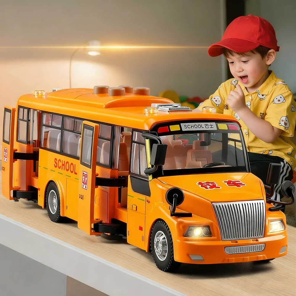 1:24 Alloy School Bus Diecast Model Toys Miniature Car Doors Opened Sound Light Pull Back Vehices Puzzle Early Education Toy Car
1:24 Alloy School Bus Diecast Model Toys Miniature Car Doors Opened Sound Light Pull Back Vehices Puzzle Early Education Toy Car