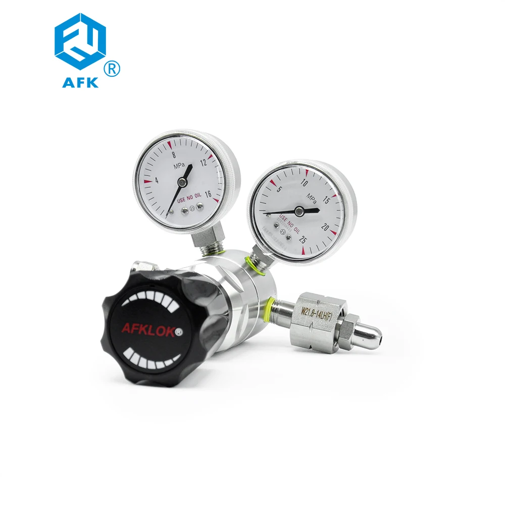 AFK High Pressure Stainless Steel Single Stage Nitrous Oxide Precision Pressure Regulator 25Mpa OEM ODM
AFK High Pressure Stainless Steel Single Stage Nitrous Oxide Precision Pressure Regulator 25Mpa OEM ODM