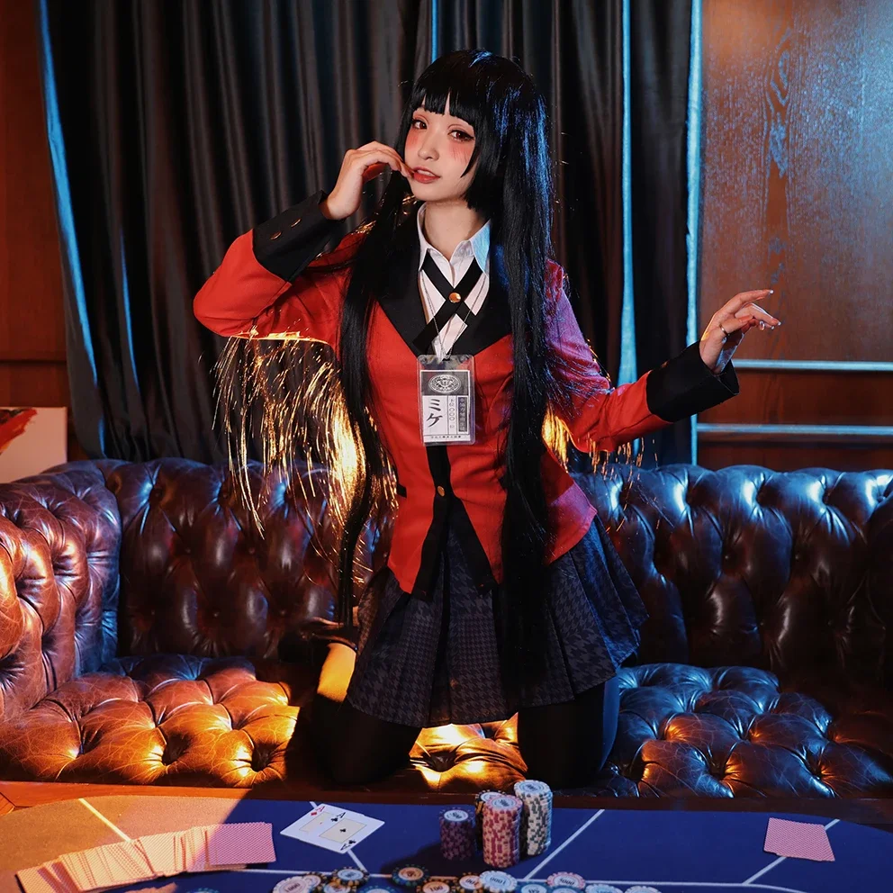 Jabami Yumeko Cosplay Costume Kakegurui: Compulsive Gambler School Uniform Costume Helloween Christmas Anime Animation Suit
Jabami Yumeko Cosplay Costume Kakegurui: Compulsive Gambler School Uniform Costume Helloween Christmas Anime Animation Suit