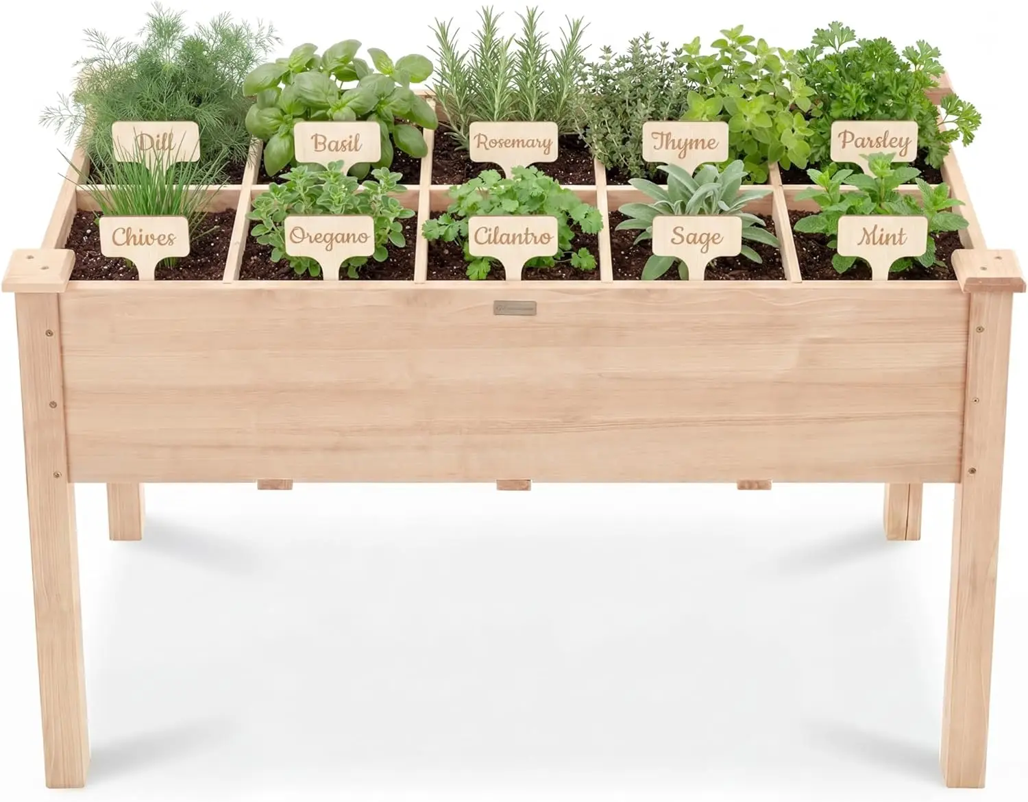 Best Choice Products Raised Herb Garden Bed Planter Box - Elevated Wooden Planter with 10 Grid Growing Compartments, Dra
Best Choice Products Raised Herb Garden Bed Planter Box - Elevated Wooden Planter with 10 Grid Growing Compartments, Dra
