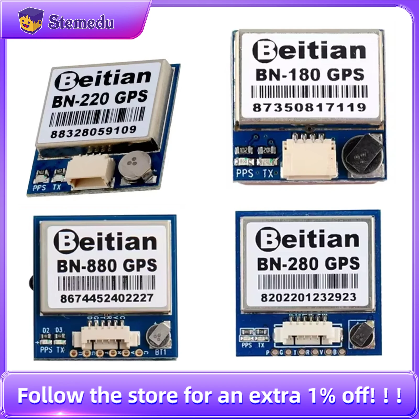 Beitian GPS BN-180 BN-220 BN-280 BN-800 BN-880 Двойной модульный компас для радиоуправляемого дрона CC3D F3 Контроллер полета Pixhawk
Beitian GPS BN-180 BN-220 BN-280 BN-800 BN-880 Двойной модульный компас для радиоуправляемого дрона CC3D F3 Контроллер полета Pixhawk