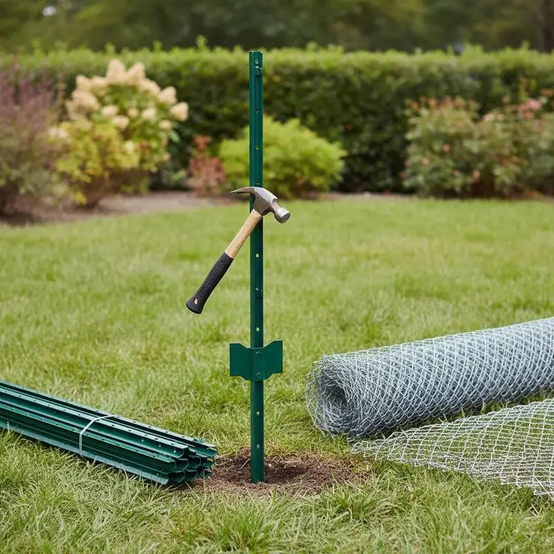 Steel Enclosure Stakes 3 Feet For Garden Yard Lawn, 10 Pack U-Channel Heavy Duty Metal Supports Green Professional Grade Outdoor Wire Fencing Hardware
Steel Enclosure Stakes 3 Feet For Garden Yard Lawn, 10 Pack U-Channel Heavy Duty Metal Supports Green Professional Grade Outdoor Wire Fencing Hardware