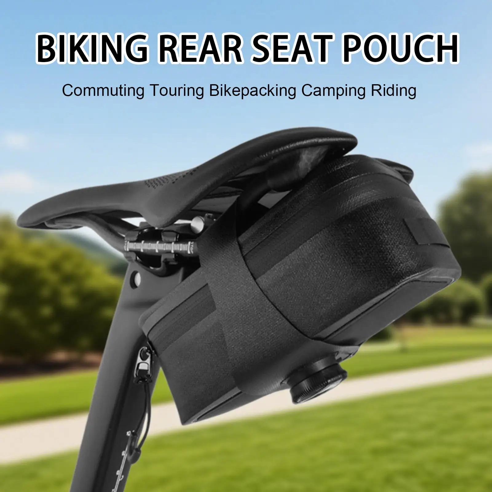 Bike Seat Bag Biking Rear Seat Pouch Waterproof Bike Saddle Bag With Lock Buckle For Cycling Travel Commuting Touring
Bike Seat Bag Biking Rear Seat Pouch Waterproof Bike Saddle Bag With Lock Buckle For Cycling Travel Commuting Touring