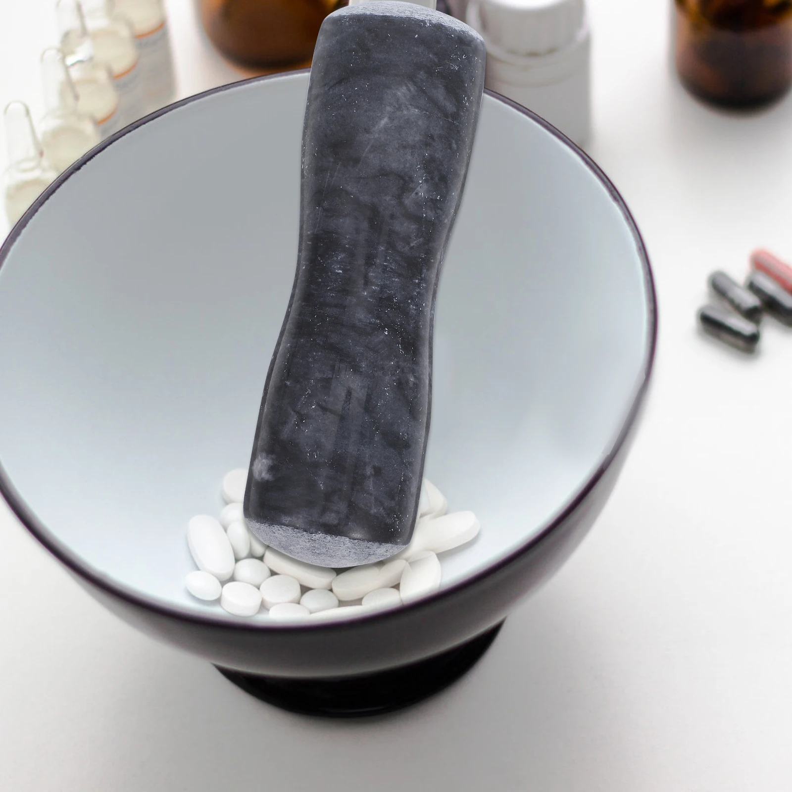 Grinding Rod Kitchen Garlic Pestle Lab Crusher Pounder Peeler/Garlic Masher Stick Stone
Grinding Rod Kitchen Garlic Pestle Lab Crusher Pounder Peeler/Garlic Masher Stick Stone