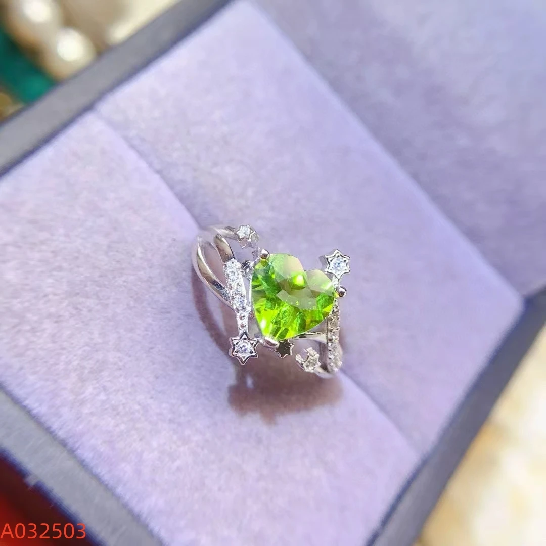KJJEAXCMY Fine Jewelry Natural Peridot Women's Ring S925 Silver Electroplating Process Inlaid High Clarity Support Testing
KJJEAXCMY Fine Jewelry Natural Peridot Women's Ring S925 Silver Electroplating Process Inlaid High Clarity Support Testing 