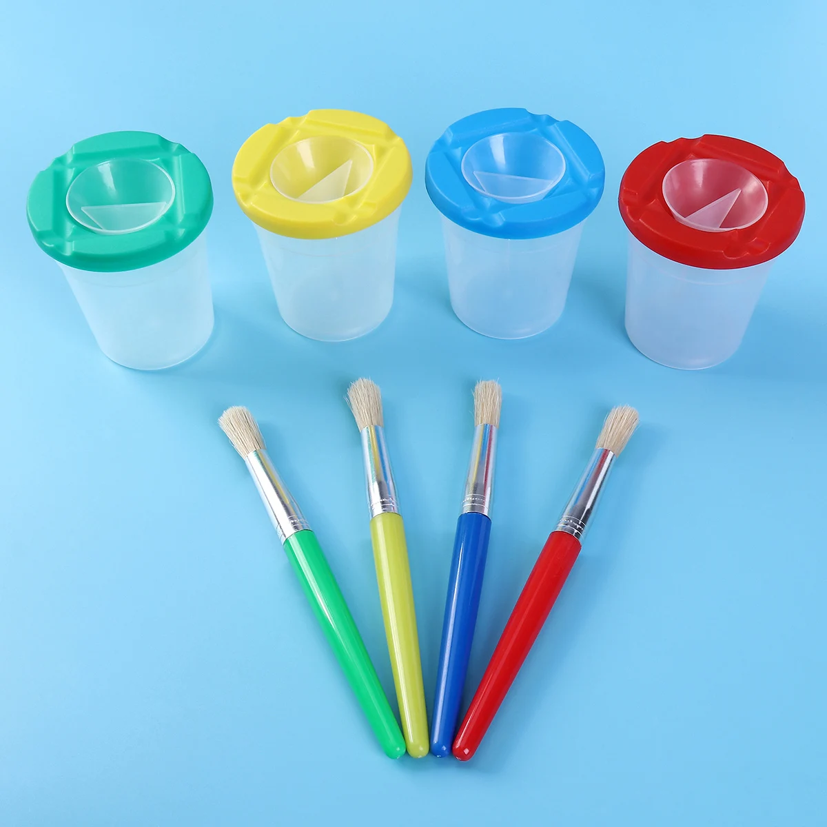 Kids Paint Brushes 8x8x9cm Metal Tube Plastic Handle Premium Bristle Hair Head Watercolor Painting Tools Children Art
Kids Paint Brushes 8x8x9cm Metal Tube Plastic Handle Premium Bristle Hair Head Watercolor Painting Tools Children Art