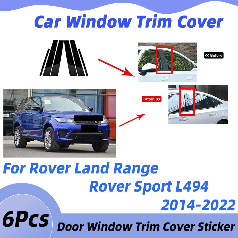 6Pcs For Land Rover Range Rover Sport L494 2014-2022 Car Column Trim Cover Cars Window Covers Door Pillar Decal Sticker Exterior
6Pcs For Land Rover Range Rover Sport L494 2014-2022 Car Column Trim Cover Cars Window Covers Door Pillar Decal Sticker Exterior