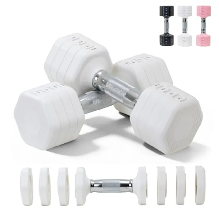 Adjustable Dumbbell Set of 2 Total 20 Lbs 4-in-1 Each 4lb 6lb 8lb 10lb Dual-Stable Free Wghts for Women Men Home Gym Outdoor Wo
Adjustable Dumbbell Set of 2 Total 20 Lbs 4-in-1 Each 4lb 6lb 8lb 10lb Dual-Stable Free Wghts for Women Men Home Gym Outdoor Wo