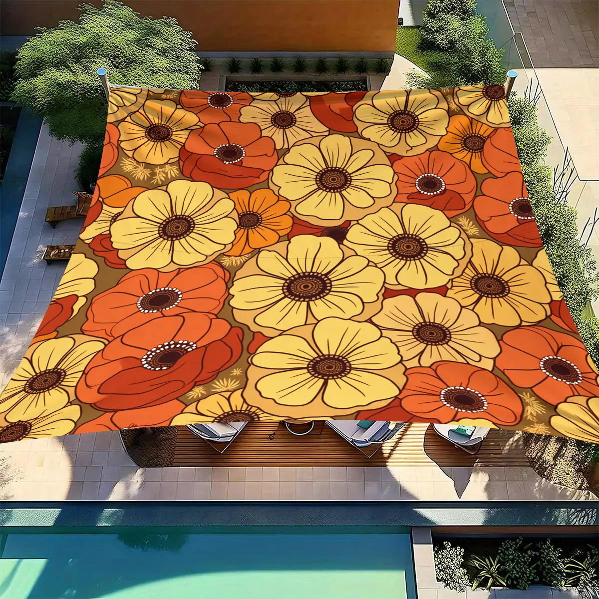 1 Piece Warm Earthy Tone Floral Pattern Outdoor Awning and Beach Shade-Heavy duty UV protection, Easy to install and store, S
1 Piece Warm Earthy Tone Floral Pattern Outdoor Awning and Beach Shade-Heavy duty UV protection, Easy to install and store, S