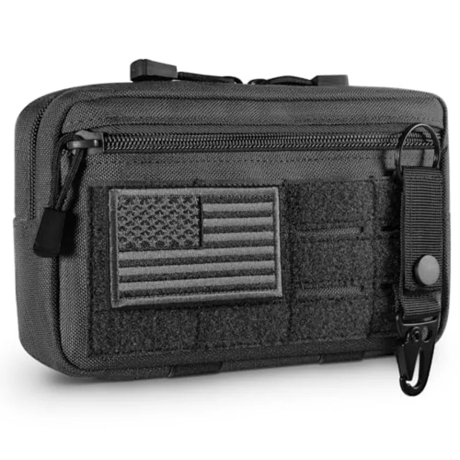 Tactical Molle Admin Pouch Utility Laser Cut EDC Tool Pouch Bag Horizontal Modular Pouches Include US Flag Patch and Keychain
Tactical Molle Admin Pouch Utility Laser Cut EDC Tool Pouch Bag Horizontal Modular Pouches Include US Flag Patch and Keychain