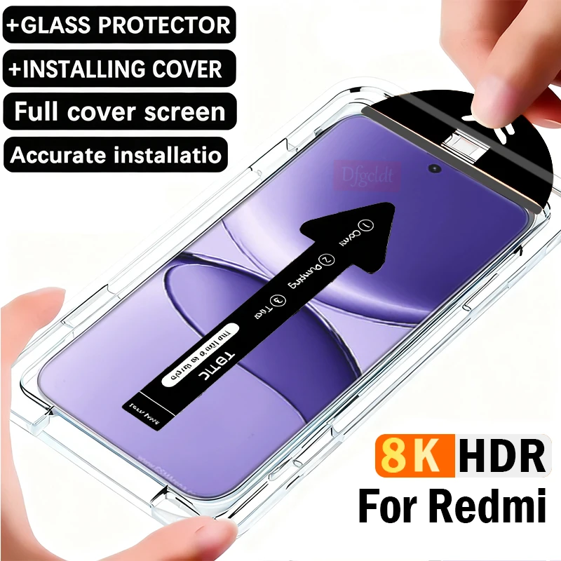 8K Auto Installation Dust Free Protective Glass for Redmi Turbo 4 Pro 3 Screen Protector for Redmi Note 9s 9 10 11R 11T 11E Pro
8K Auto Installation Dust Free Protective Glass for Redmi Turbo 4 Pro 3 Screen Protector for Redmi Note 9s 9 10 11R 11T 11E Pro