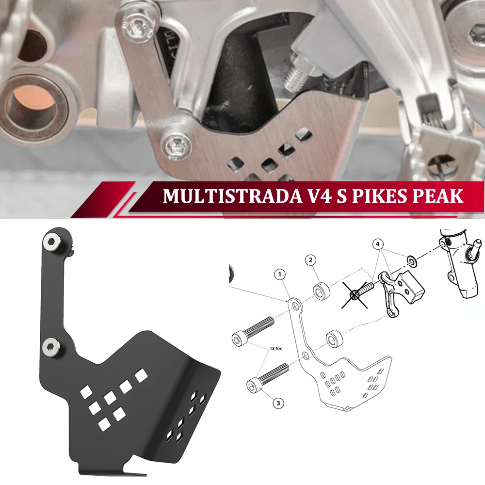 Multistrada V4 Motorcycle Parts Rear Brake Pump Protective Cover Guard For Ducati Multistrada V4S V 4 S V4S 2021 2022 2023 2024
Multistrada V4 Motorcycle Parts Rear Brake Pump Protective Cover Guard For Ducati Multistrada V4S V 4 S V4S 2021 2022 2023 2024