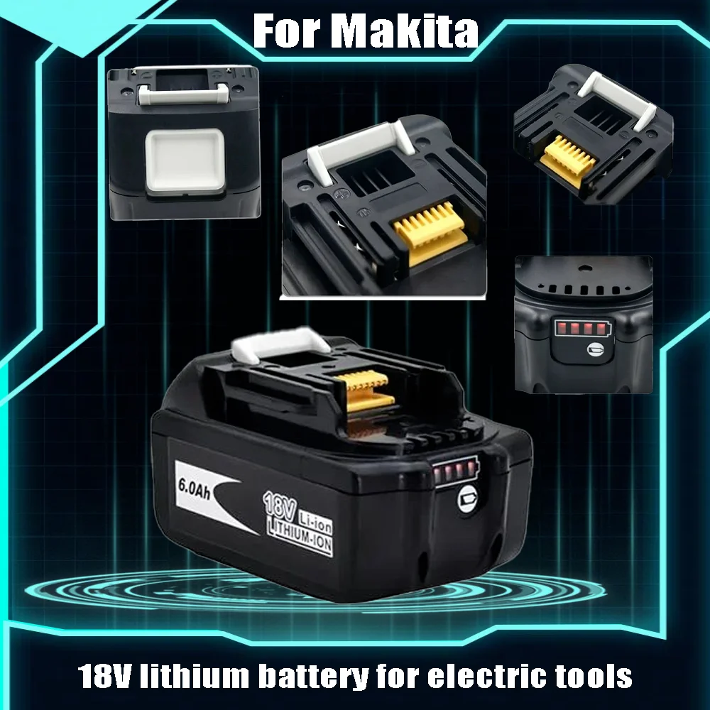 BL1860B BL1860 BL1850+4A Charger For Makita 18V 6000mAh Rechargeable Power Tools Battery with LED Li-ion Replacement 18650.00
BL1860B BL1860 BL1850+4A Charger For Makita 18V 6000mAh Rechargeable Power Tools Battery with LED Li-ion Replacement 18650.00