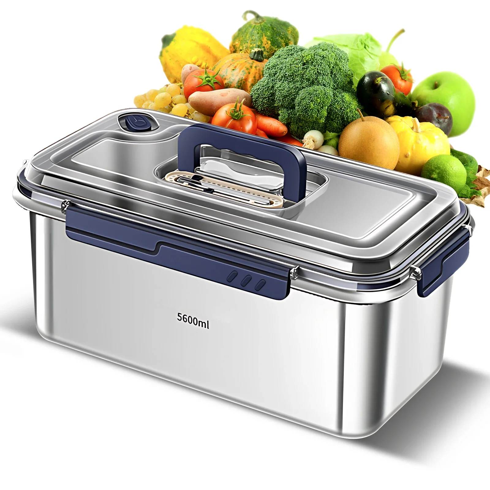 Food Storage Containers with Lids Airtight Food Grade 316 Stainless Steel Large Capacity Leakproof Kitchen Storage Container
Food Storage Containers with Lids Airtight Food Grade 316 Stainless Steel Large Capacity Leakproof Kitchen Storage Container