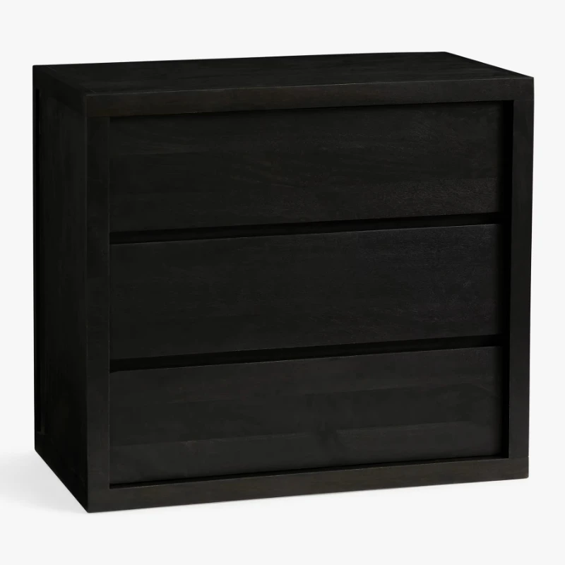 Modern three-drawer wooden bedroom dresser furniture stylish and stylish design
Modern three-drawer wooden bedroom dresser furniture stylish and stylish design