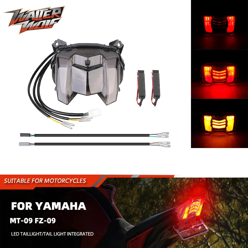 LED Taillight For Yamaha MT-09 FZ-09 MT09 FZ09 MT FZ 09 Tail Light Integrated Brake Light Turn Signal Daytime Running Light DRL
LED Taillight For Yamaha MT-09 FZ-09 MT09 FZ09 MT FZ 09 Tail Light Integrated Brake Light Turn Signal Daytime Running Light DRL