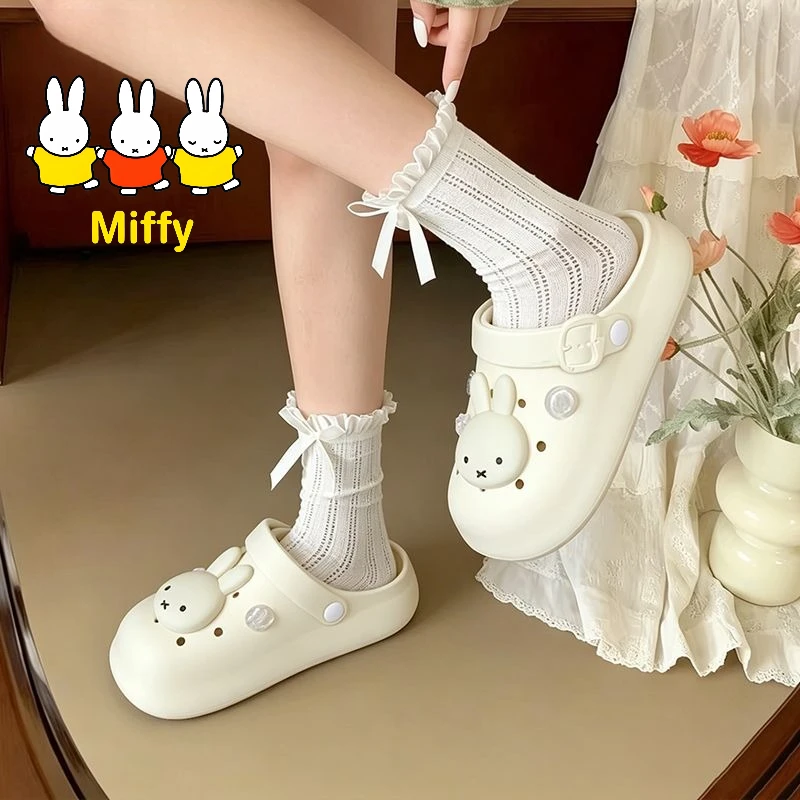 Kawaii Miffy Slippers Cute Cartoon EVA Slippers for Women Summer Cartoon Mickey Mouse Anti-Slip Beach Seaside Sandals
Kawaii Miffy Slippers Cute Cartoon EVA Slippers for Women Summer Cartoon Mickey Mouse Anti-Slip Beach Seaside Sandals