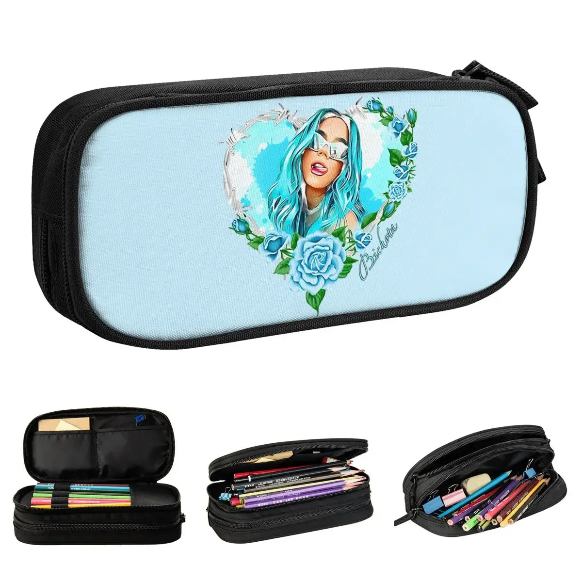 Creative Copia De Karol G Pencil Case Pencilcases Pen Holder for Girls Boys Big Capacity Bag School Supplies Zipper Accessories
Creative Copia De Karol G Pencil Case Pencilcases Pen Holder for Girls Boys Big Capacity Bag School Supplies Zipper Accessories