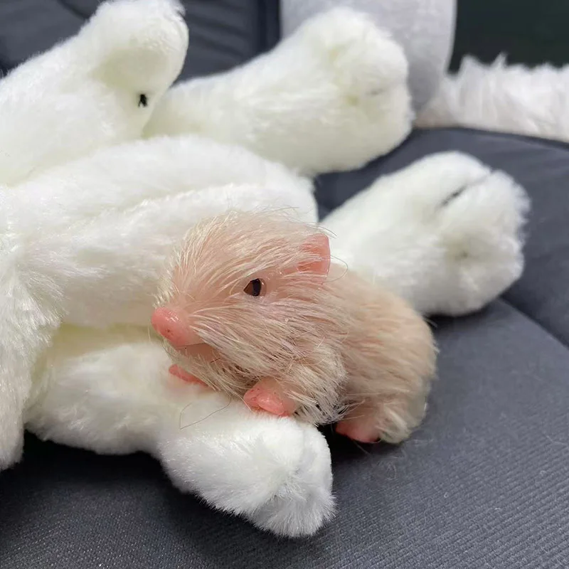 3 Inch New Simulation Soft Silicone Pig Doll Toy Body Hairy Pig Doll Kids Toy Xmas Gift
3 Inch New Simulation Soft Silicone Pig Doll Toy Body Hairy Pig Doll Kids Toy Xmas Gift