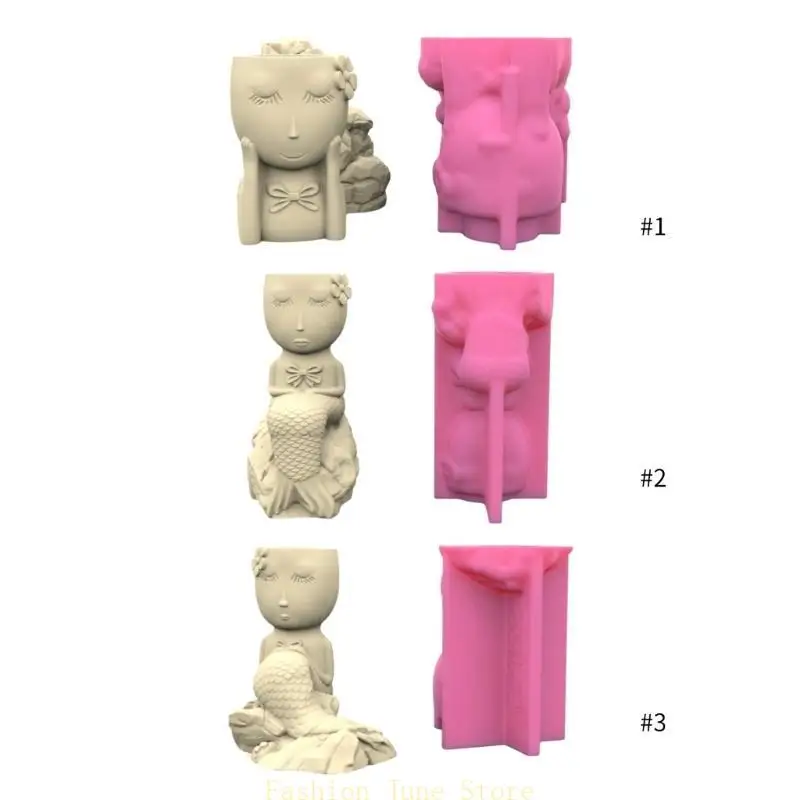 N5KA Mermaids Pen Holder Pot Silicone Mold Epoxy Resin Mold Table Ornament Mold
N5KA Mermaids Pen Holder Pot Silicone Mold Epoxy Resin Mold Table Ornament Mold