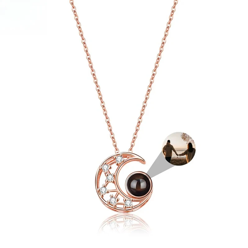 Necklace with Picture Inside Picture Necklace Personalized Photo with Picture Moon Pendant Necklace for Women Anniversary Gifts
Necklace with Picture Inside Picture Necklace Personalized Photo with Picture Moon Pendant Necklace for Women Anniversary Gifts
