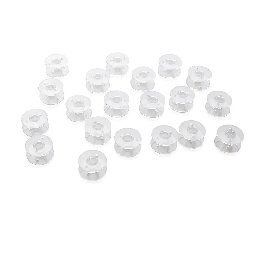 50pcs Clear Plastic Bobbins 2.1Cm For Sewing Machines Transparent Spools Fit Most Domestic Models White
50pcs Clear Plastic Bobbins 2.1Cm For Sewing Machines Transparent Spools Fit Most Domestic Models White