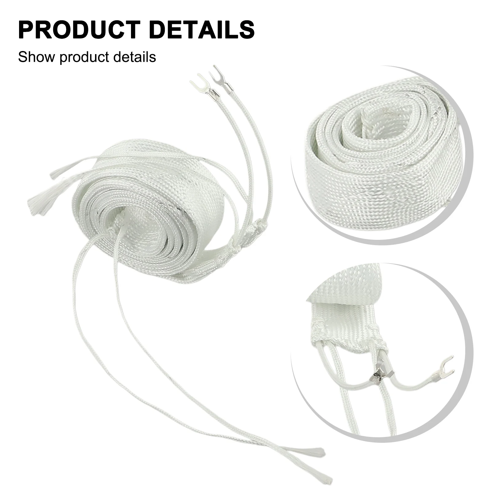 Glass Fiber Heating Tape High Temperature Pipe Insulation Glass Fiber Heating Hot Ribbon 220V 450 ℃ Electric Heater Wire Band
Glass Fiber Heating Tape High Temperature Pipe Insulation Glass Fiber Heating Hot Ribbon 220V 450 ℃ Electric Heater Wire Band