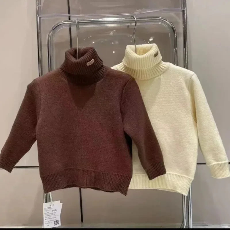 Children's Autumn Winter Fashion High Neck Pullover Long Sleeve Linen Fashion Versatile Kids Children's Clothing Sweaters Tops
Children's Autumn Winter Fashion High Neck Pullover Long Sleeve Linen Fashion Versatile Kids Children's Clothing Sweaters Tops