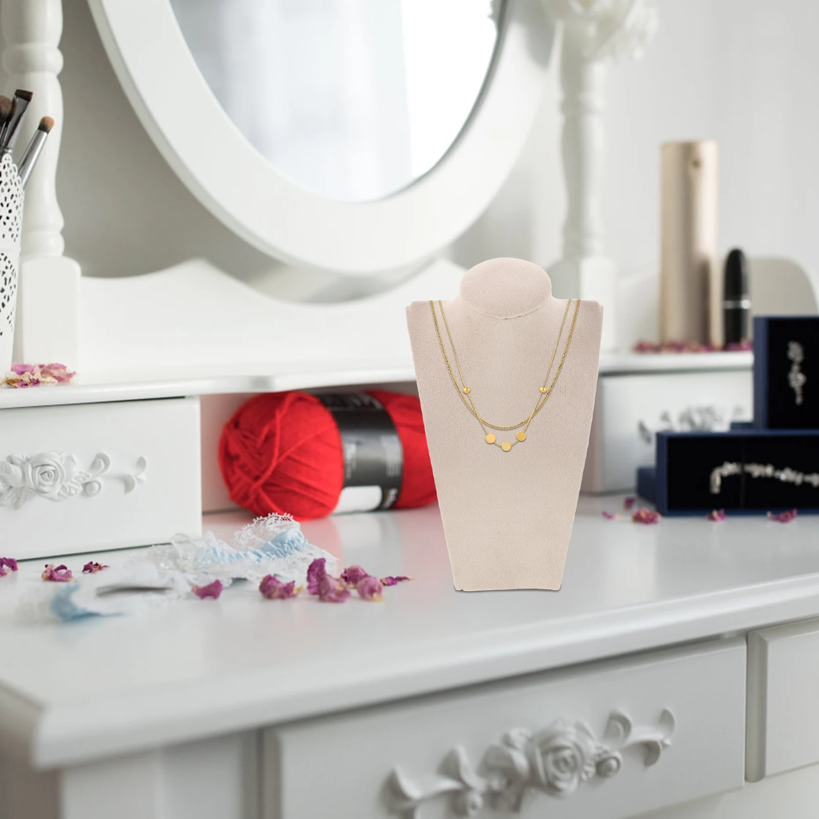 Necklace Display Jewelry Holder for Jewelry Stand Necklace Holder Home Exhibitions Retail Bust Stands Mannequin Neck Flannel
Necklace Display Jewelry Holder for Jewelry Stand Necklace Holder Home Exhibitions Retail Bust Stands Mannequin Neck Flannel