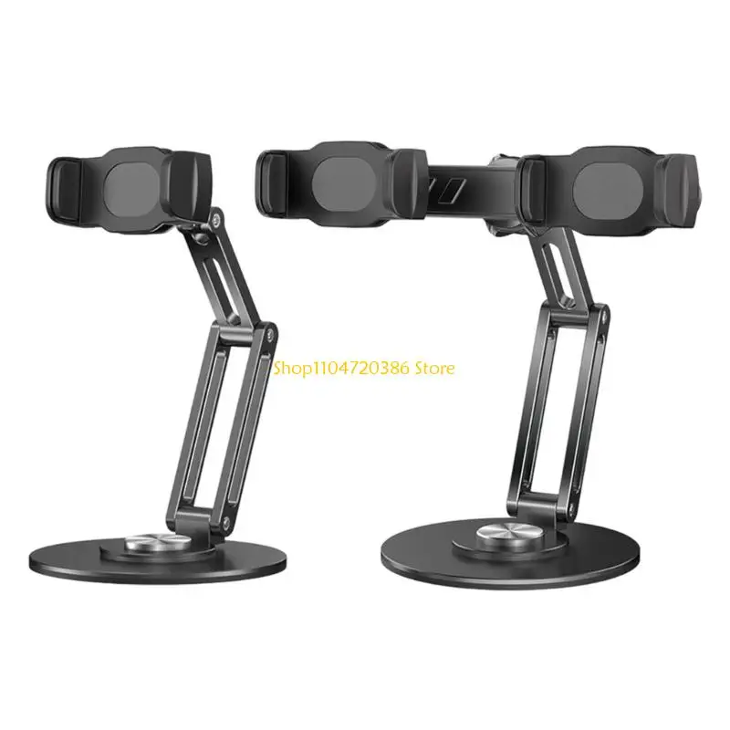 K0EA Foldable Aluminum Phone Mount With 360 Rotation Adjustable Desktop Stand For Live Streaming Office Meeting
K0EA Foldable Aluminum Phone Mount With 360 Rotation Adjustable Desktop Stand For Live Streaming Office Meeting