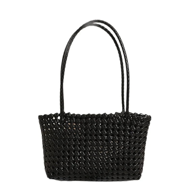 Women's Hollow Out Plastic Woven Basket Shoulder Tote Bag Top Handle Minimalist Summer Beach Daily
Women's Hollow Out Plastic Woven Basket Shoulder Tote Bag Top Handle Minimalist Summer Beach Daily